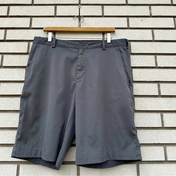 Nike Golf Dri-Fit Flat Front Shorts Gray - Picture 1 of 12